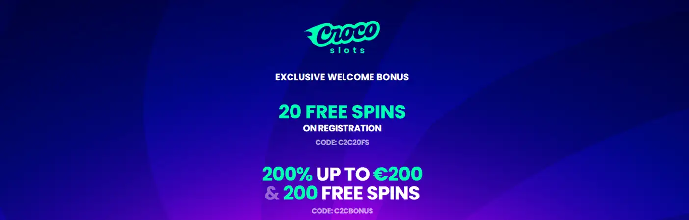 CrocoSlots Casino Bonus