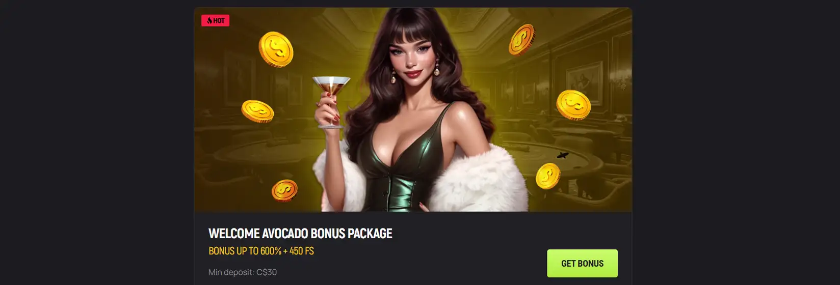 Avo Casino Bonus
