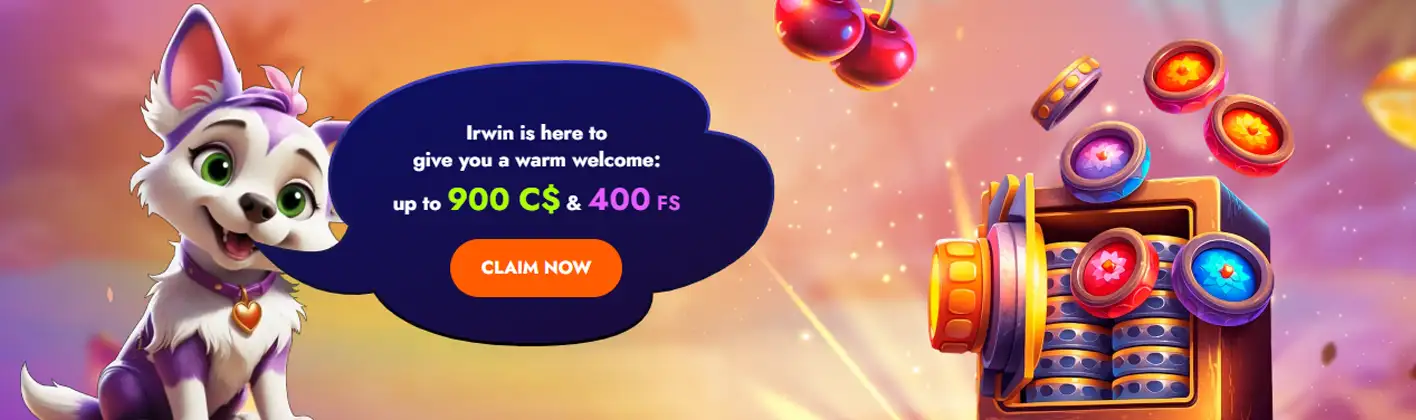 Irwin Casino Bonus
