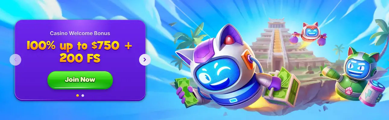 RoboCat Casino Bonus
